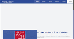 Desktop Screenshot of nuwavesolutions.com